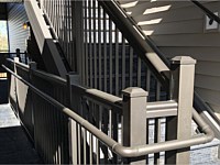 <b>Aluminum ADA Handrail & Stair Railing at Franklin Square</b>